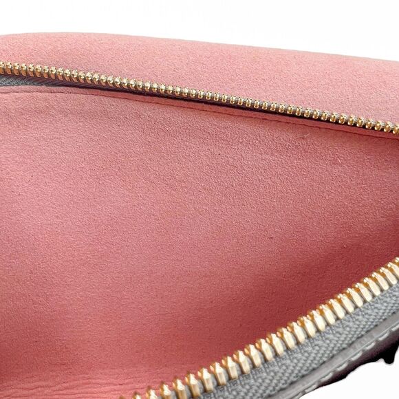 MCM Milla Silver Metallic Leather Crossbody Shoulder Bag Clutch - Picture 12 of 16